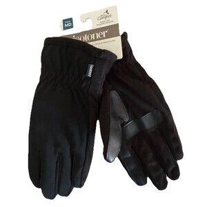 Isotoner Men’s SmartDri Winter Gloves – SmartTouch – Black – NEW w/ Tags